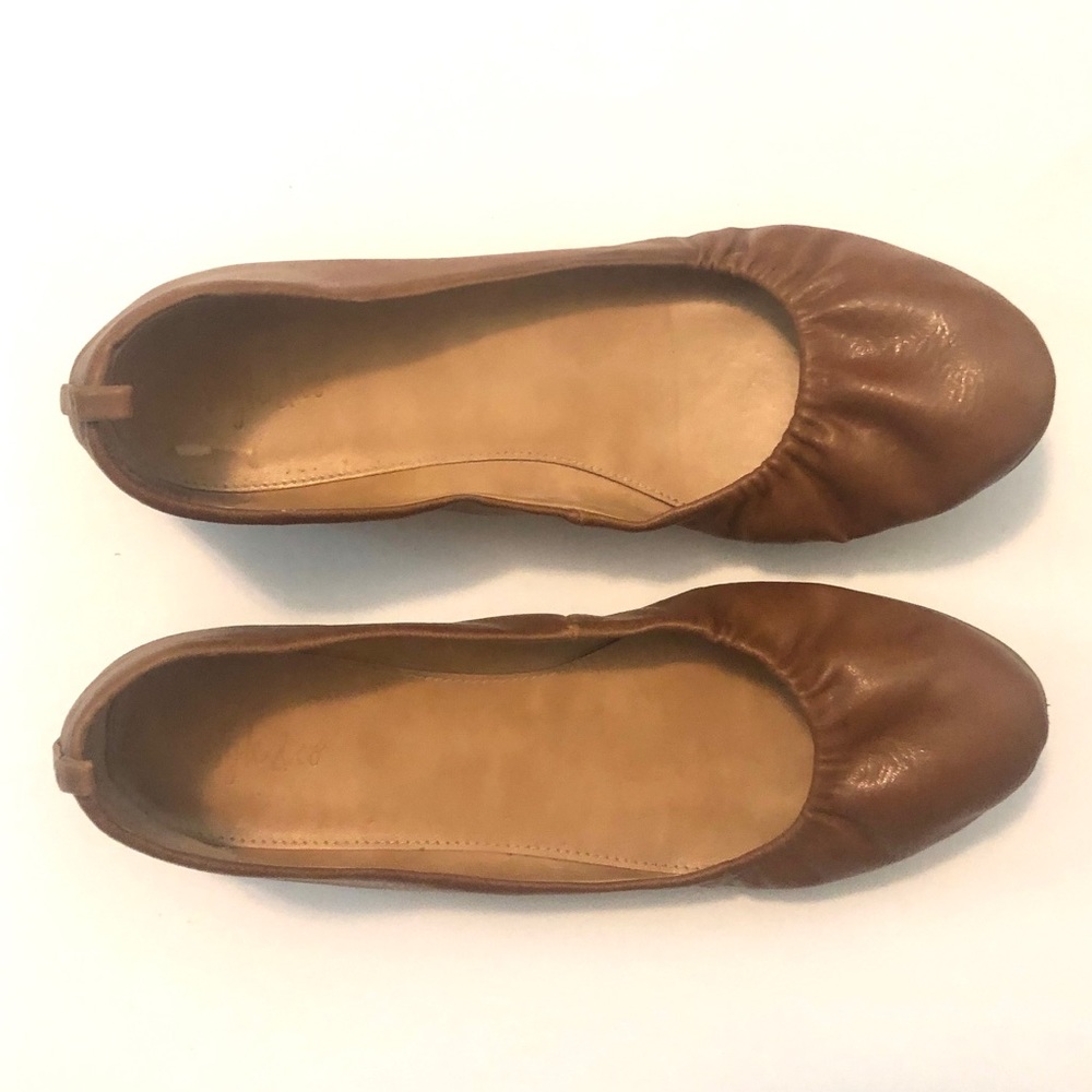 Style & Co Vinniee Cognac Almond Toe Ballet Flats